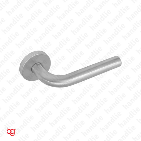 P.IN.98102 - Lever handle pair - Stainless Steel