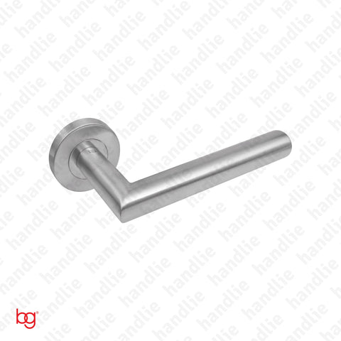 P.IN.98104 - Lever handle pair - Stainless Steel