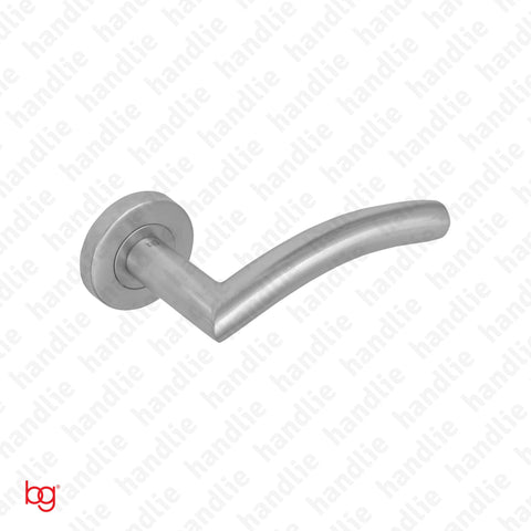 P.IN.98108 - Lever handle pair - Stainless Steel