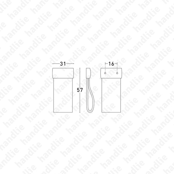 PM.7610 | STRAP - Furniture handle 31x57