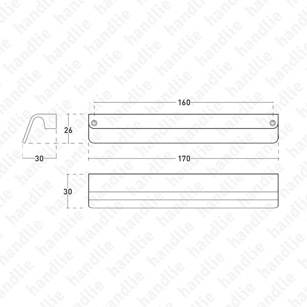 PM.7622 | FRINGE - Furniture pull handle