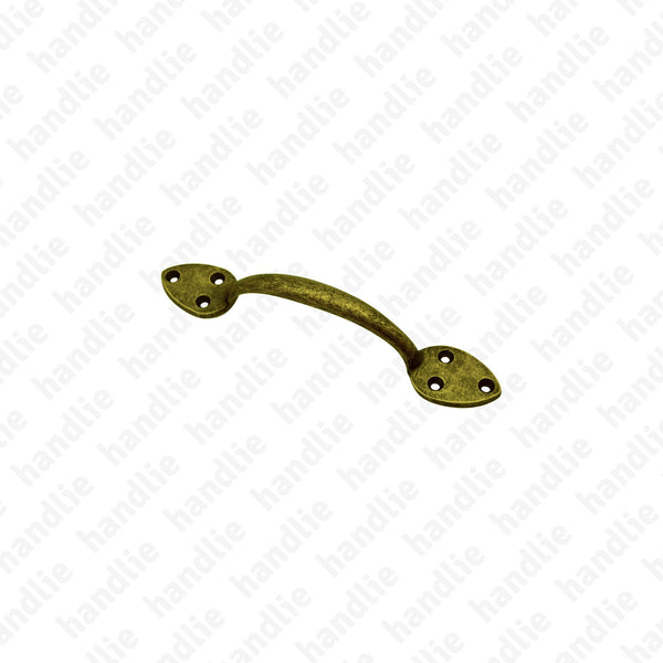 PM.7910 - Furniture pull handles - Brass and Matt Black