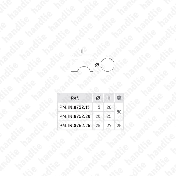 PM.IN.8752 - Furniture knobs - Stainless Steel