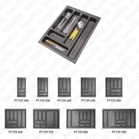 PT.729 - Cutlery tray with different dimensions - Polypropylene