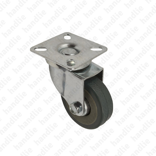 R.155 - Swivel castor - Ø50 / Ø75 - Grey