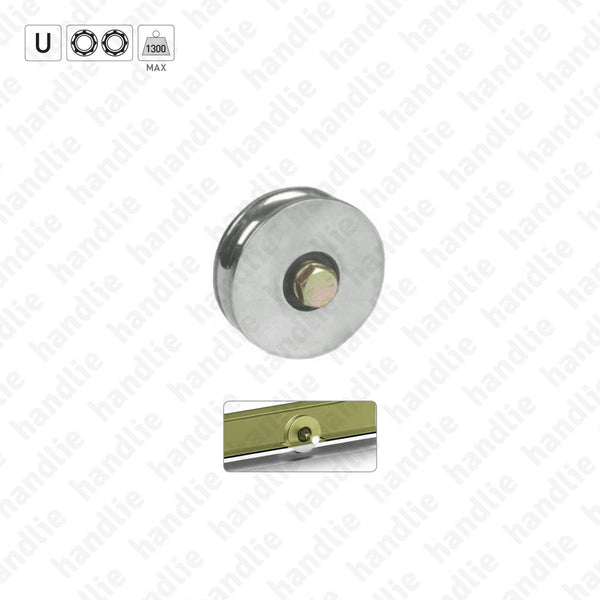 R.363 - U-Groove wheel / 2 bearings