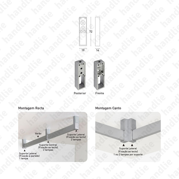 S.252 - Centre support for rail VAR.250