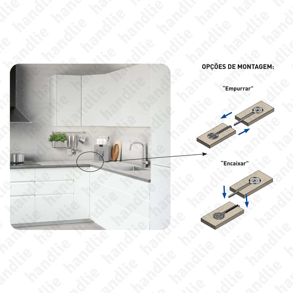 S.4470 - Worktop connector for furniture - "FIX-A-LOT"