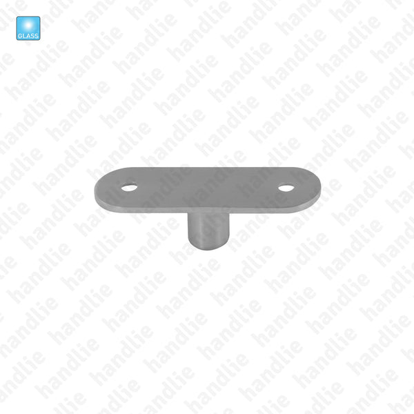 SIV.106 - Ceiling / top pivot - Single or double action glass doors