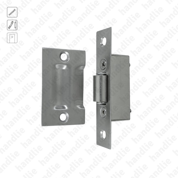 T.412.5.00 with roller - Passage latch with roller - Stainless Steel