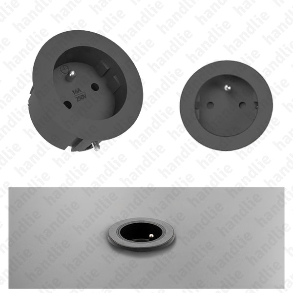 TE.501 - Built-in power outlet - E Series