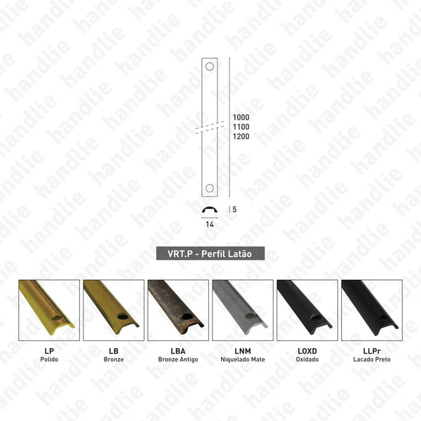 VRT.P - Rods for surface espagnolette bolt